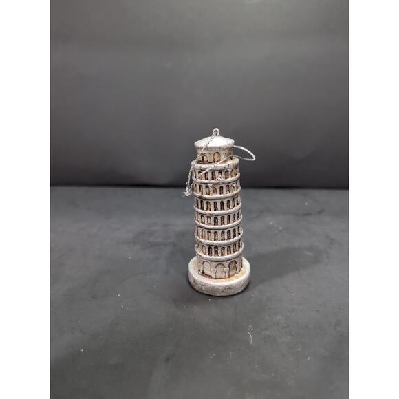 Leaning Tower of Pisa Christmas Ornament, Mini Figure, Holiday Decor,‎ Souvenir - Picture 2 of 8